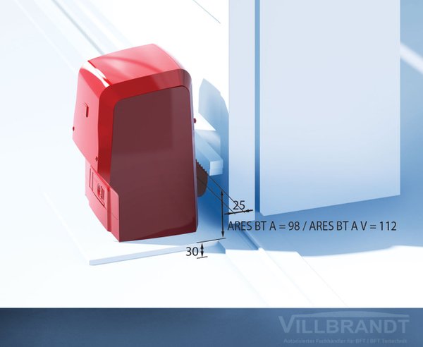 Schiebetorantrieb ARES ULTRA BT A1000 Komplettset + LED Warnblinklampe 24V